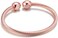 NewZenro Elegant Magnetic Bracelet Copper Therapy Magnets Bangle for Arthritis Pain for Women Men Gifts for Father's Day (Rose Gold