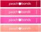 مجموعة أحزمة المقاومة من بيتش باندز - أحزمة تمارين رياضية للساقين والأرداف