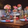LANKER 24 Pack LED Tea Lights Candles, Flickering Red Flameless Tealights, Long Lasting Battery Operated Fake Candles, Decoration for Wedding, Halloween and Christmas (Red - 24pcs