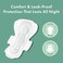 Rael Pads for Women, Organic Cotton Cover - Period Pads with Wings, Feminine Care, Sanitary Napkins, Heavy Absorbency, Unscented (Large, 24 Count