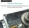 BRINGSMART 12V 16rpm DC Worm Gear Motor 70kg.cm High Torque Turbine Electric Gearbox Motor Self-Locking Reversed Mini Engine Geared Motor for DIY Robot Door Lock Curtain Machine (12V 16rpm