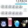 LOGUIDE LED Light Up Coasters,LED Bottle Lights, Bottle Glorifier,LED Sticker Coaster Discs for Drinks,Flash Cup Coaster Flashing Shots Light (Cool-White
