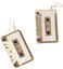 CutieJewelry Cassette Tape Dangle Cute Pretty Earrings