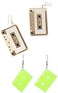 CutieJewelry Cassette Tape Dangle Cute Pretty Earrings