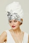 BABEYOND Carnival Feather Headpiece Showgirl Headband Women's Feather Pageant Headband 1920s Flapper Headband