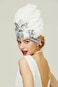 BABEYOND Carnival Feather Headpiece Showgirl Headband Women's Feather Pageant Headband 1920s Flapper Headband