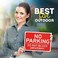 My Sign Center No Parking Do Not Block Driveway 10" x 14" 0.40 Aluminum, Fade Resistance, Indoor/Outdoor Use, USA MADE white