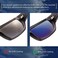 عدسات IKON المستقطبة البديلة لنظارات Ray Ban Justin RB4165 الشمسية - أسود (54 مم)