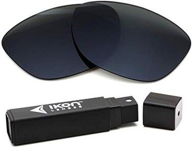 عدسات IKON المستقطبة البديلة لنظارات Ray Ban Justin RB4165 الشمسية - أسود (54 مم)