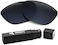 عدسات IKON المستقطبة البديلة لنظارات Ray Ban Justin RB4165 الشمسية - أسود (54 مم)