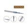قاطع تفريز حلزوني مدبب من SpeTool، ذو رأس كروي، نصف قطر 0.5 مم، ساق 1/4 بوصة، مناسب لأجهزة التوجيه CNC، مصنوع من كربيد التنجستن الصلب، ذو شفرتين، مطلي بـ TiAlN، مناسب للنقش والنحت ثنائي وثلاثي الأبعاد