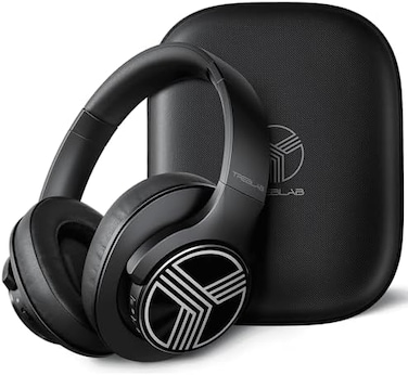 TREBLAB Z2 - Premium Sports Wireless Headphones - Active Noise Cancelling T-Quiet ANC, Bluetooth aptX Ultra-HD Sound, Over Ear Neodymium Speakers, 35H Playtime, Microphone, Best For Gym Workout Travel