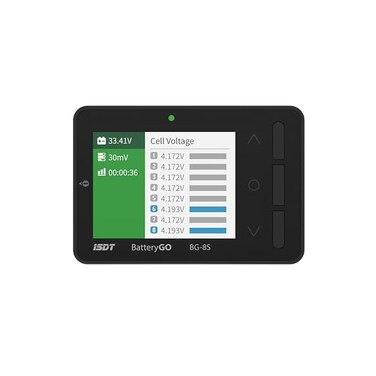 ISDT BattGo BG-8S LCD Display Digital Battery Meter for LiPo/Life/Li-ion/NiMH/Nicd
