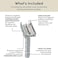 Rockwell Razors R1 Double Edge Safety Razor In White Chrome, Butterfly Open5 Swedish Stainless Steel Razor Blades