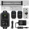 UHPPOTE Access Control Outswinging Door 600lbs Force Electromagnetic LockRemote Control kit