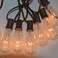 Goothy 20Ft Outdoor Patio String Lights,Set of 20 Glass ST40 Edison Style Bulb String Lights Garden/Backyard Party/Wedding Indoor String Lights(Plus 1 Extra Bulbs-Brown