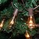 Goothy 20Ft Outdoor Patio String Lights,Set of 20 Glass ST40 Edison Style Bulb String Lights Garden/Backyard Party/Wedding Indoor String Lights(Plus 1 Extra Bulbs-Brown