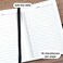 دفتر ملاحظات R B RICCO BELLO RB RICCO BELLO بغلاف مقوى وجيب، مزود بحلقة قلم وفاصل كتب، مقاس 4.25 × 6 بوصات