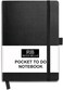 دفتر ملاحظات R B RICCO BELLO RB RICCO BELLO بغلاف مقوى وجيب، مزود بحلقة قلم وفاصل كتب، مقاس 4.25 × 6 بوصات
