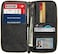 Apadi Travel Document Organizer - RFID Passport Wallet Case Family Holder Id Wristlet, 2 Black, Rfid Wallet
