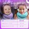 BCOZZY Chin Supporting Travel Pillow - Supports The Head, NeckChin in Any Sitting Position. A Patented Product. Patterns CHILD Multi PATS0021