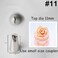 FantasyDay 8-piece Stainless Steel Rose Flower Piping Tips Piping Nozzles Cake Decorating Supplies Cookies Cupcake Icing Decorating Supplies Decorating Kits Frosting Icing Tips Baking Set Tools