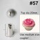 FantasyDay 8-piece Stainless Steel Rose Flower Piping Tips Piping Nozzles Cake Decorating Supplies Cookies Cupcake Icing Decorating Supplies Decorating Kits Frosting Icing Tips Baking Set Tools