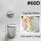 FantasyDay 8-piece Stainless Steel Rose Flower Piping Tips Piping Nozzles Cake Decorating Supplies Cookies Cupcake Icing Decorating Supplies Decorating Kits Frosting Icing Tips Baking Set Tools