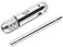 QISF Adjustable T-Handle Ratchet Tap Holder Wrench, 5 Pieces M3-M8 3mm-8mm, Silver