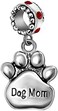 T50Jewelry Dog Mom Charms Pet Paw Print Beads Christmas Gifts For Bracelets
