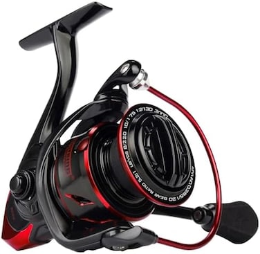 KastKing Sharky III Fishing Reel - New Spinning Reel - Carbon Fiber 39.5 LBs Max Drag - 101 Stainless BB for Saltwater or Freshwater - Oversize Shaft - Super Value!