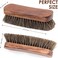 TAKAVU (1- 17cm Horsehair Shoe Shine Brush with Horse Hair Bristles by for Boots, ShoesOther Leather Care (1