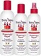 Fairy Tales Rosemary Repel Shampoo, Conditioner, Conditioning Spray TRIO Set (with Sleek Steel Pin Tail Comb(12 oz, 8 oz, 8 oz TRIO KIT