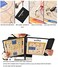 Wrzbest Basketball Coach Tactic Board,Foldable Erasable Coaches Strategy Clipboard,Training,Game Plan and CoachReferee Study Accessory