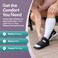 BraceAbility Replacement Sock for Orthopedic Walking BootsMedical Tube Socks to Wear Under Air Cam Walkers, Fracture Boot
