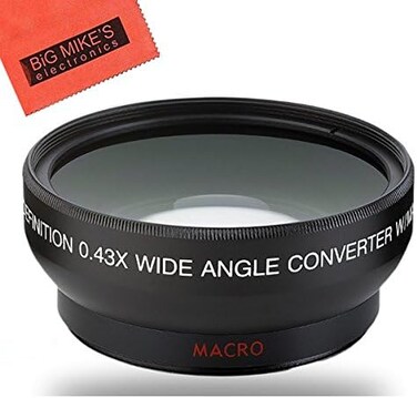 Big Mike's 40.5mm Wide Angle Lens for Sony Alpha A5000, A5100, A6000, A6300, A6500, NEX-5TL, NEX-6 Digital Camera That has Sony 16-50mm f/3.5-5.6 OSS Alpha E-mount Retractable Zoom Lens