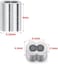 Petutu Aluminum Crimping Loop Sleeve for Wire Rope and Cable 200PCS 1/16" Crimping-Loop