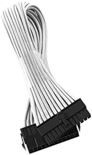 CableMod Classic ModFlex Sleeved ATX 24-pin Extension (White, 30cm