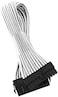 CableMod Classic ModFlex Sleeved ATX 24-pin Extension (White, 30cm