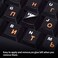 CaseBuy 2PCS Russian Keyboard Stickers, Russian-English Keyboard Letters Replacement Sticker Orange Font with Black Background for PC Computer Laptop Notebook Desktop, Cyrillic Keyboard Alphabet Stick