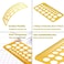 RZDEAL Circle Round Stencil Template Artist Design Drawing Aid Tool (Diameter from 1 mm to 37 mm