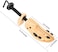 KevenAnna Shoe Stretcher Professional Shoe Trees Stretch Width Length for Men Women, Wood-m (Wm's Size Us 8--9.5;m's Size Us 6.5--8, 8-9.5 M US Women / 6.5-8 M US Men