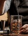 MOFADO Crystal Cocktail Mixing Glass - Premium 18oz 550ml - Thick, Stable, Sturdy Hand Blown Crystal - Professional Quality Barware - Gift for Father's Day, Birthday, Anniversary