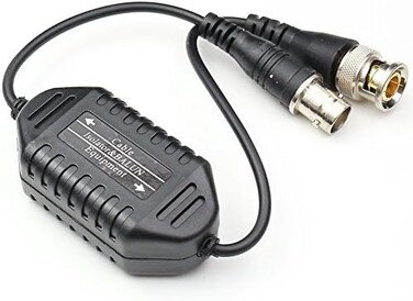 محول صوت وفيديو ANHAN CCTV BNC ذكر إلى BNC أنثى، عازل حلقة أرضية محوري،