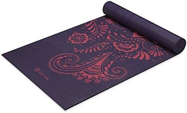 Gaiam Yoga Mat - Premium 6mm Print Extra Thick Non Slip ExerciseFitness Mat for All Types of Yoga, PilatesFloor Workouts (68"L x 24"W x 6mm Thick