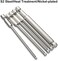 BROPPE 7pcs SAE Ball End Hex Screwdriver Bit Set Hex Head Allen Wrench Drill Bit Set 5/64-5/16 Inch Magnetic 1/4 Inch Hex Shank 100mm Long
