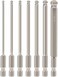 BROPPE 7pcs SAE Ball End Hex Screwdriver Bit Set Hex Head Allen Wrench Drill Bit Set 5/64-5/16 Inch Magnetic 1/4 Inch Hex Shank 100mm Long