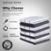 AMOUR INFINI Dish Cloths Set of 8 &ndash; Highly Absorbent, Super Soft Multi-Purpose 12x12 Inch Terry Cotton Dishcloth for Kitchen Cleaning, Drying Dishes, Wiping (Dark Grey