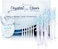 Crystal Clear Teeth Whitening Kit, USA Dentists Approved, Teeth Whitening Gel with LED Light, 30ml Gel and Tray