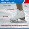 CRS Cross Figure Skate Tape - (1.5 inch WideProtects Leather Figure Skating Boots Without The Need for Polish. Skate Laces Stay Tied and Tight Skate Tape.